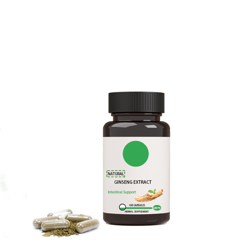 高品質人參根提取物 80% 人參皂苷定製膠囊，帶自有品牌